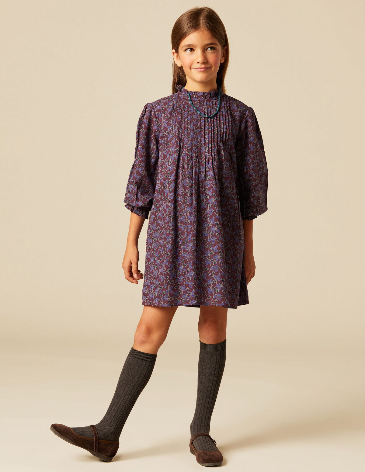 AMETHYST PRINT DRESS
