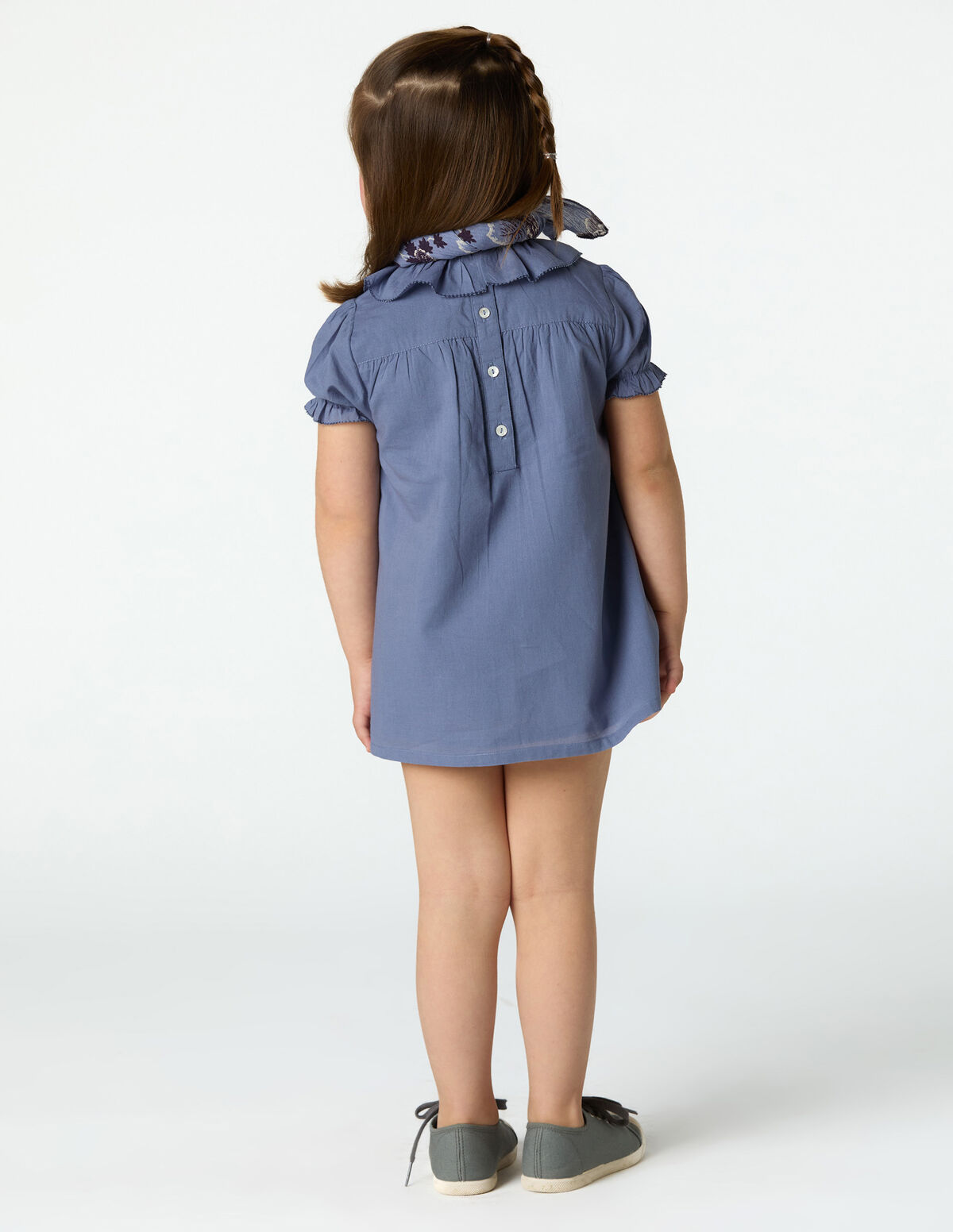 VESTIDO NINHO ANILINE BLUE