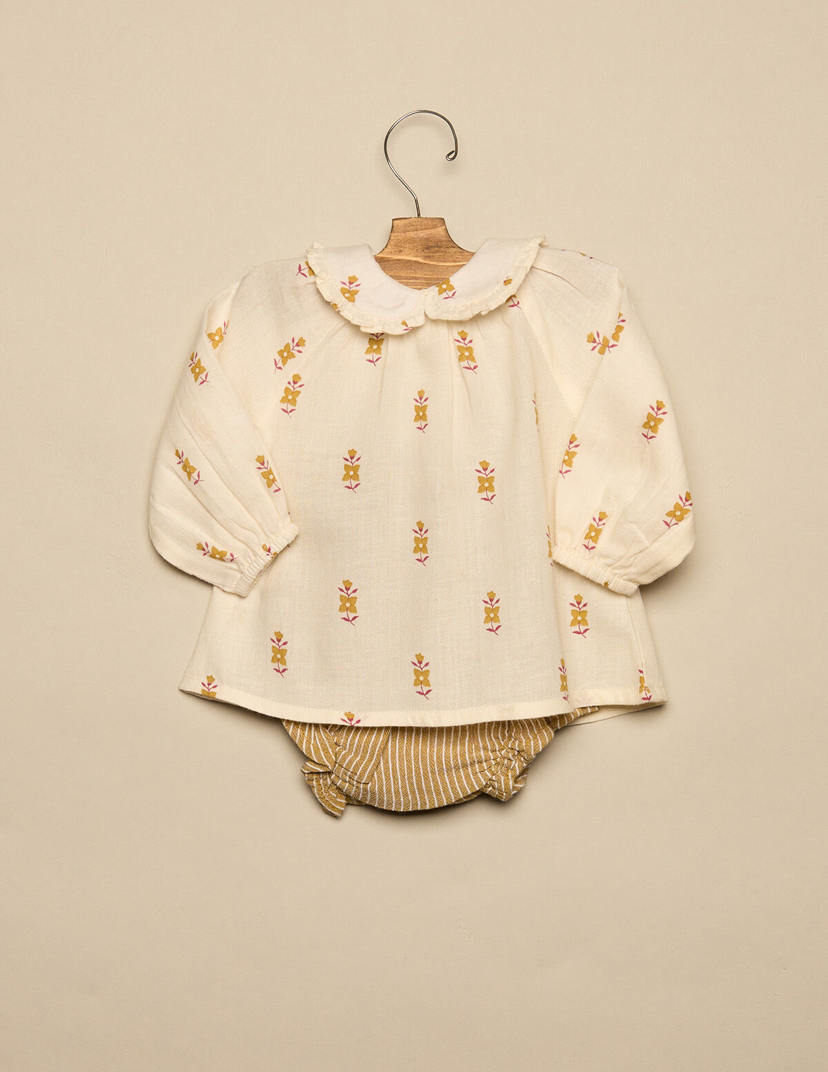 BLUE FLORAL PRINT SHIRT