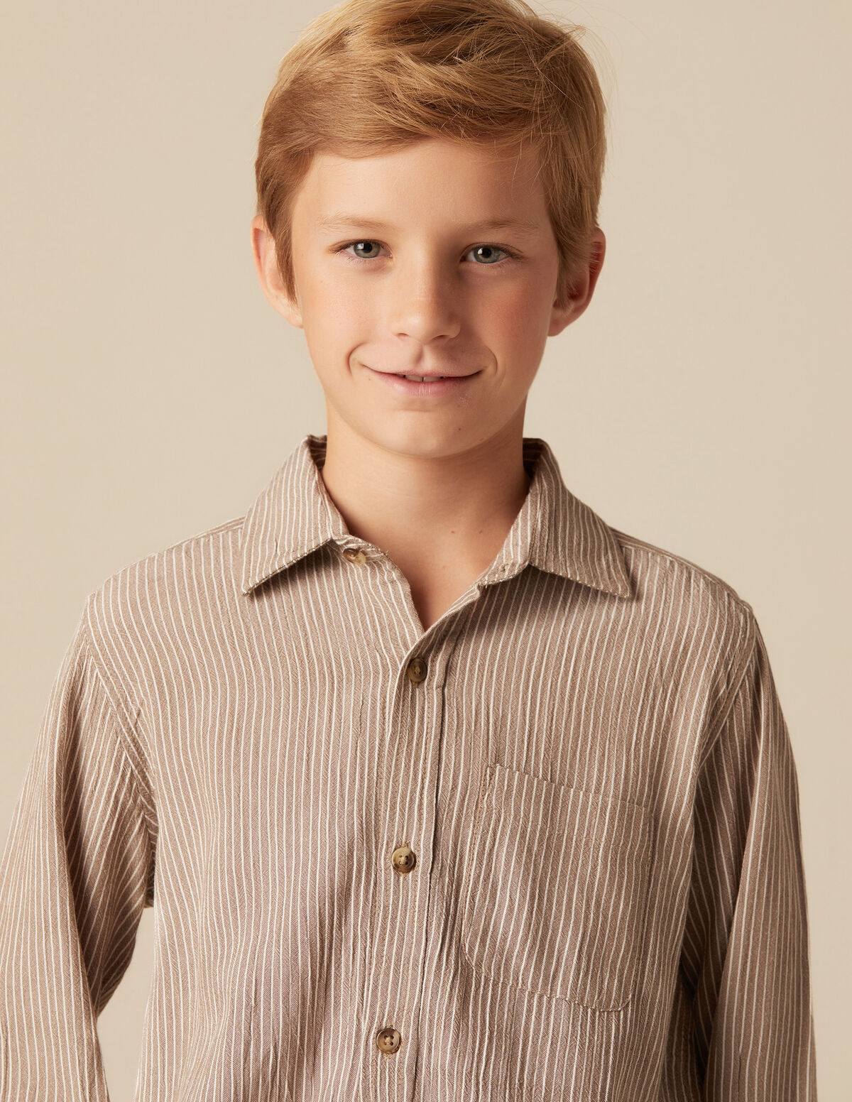 CAMISA RISCA CASTANHA