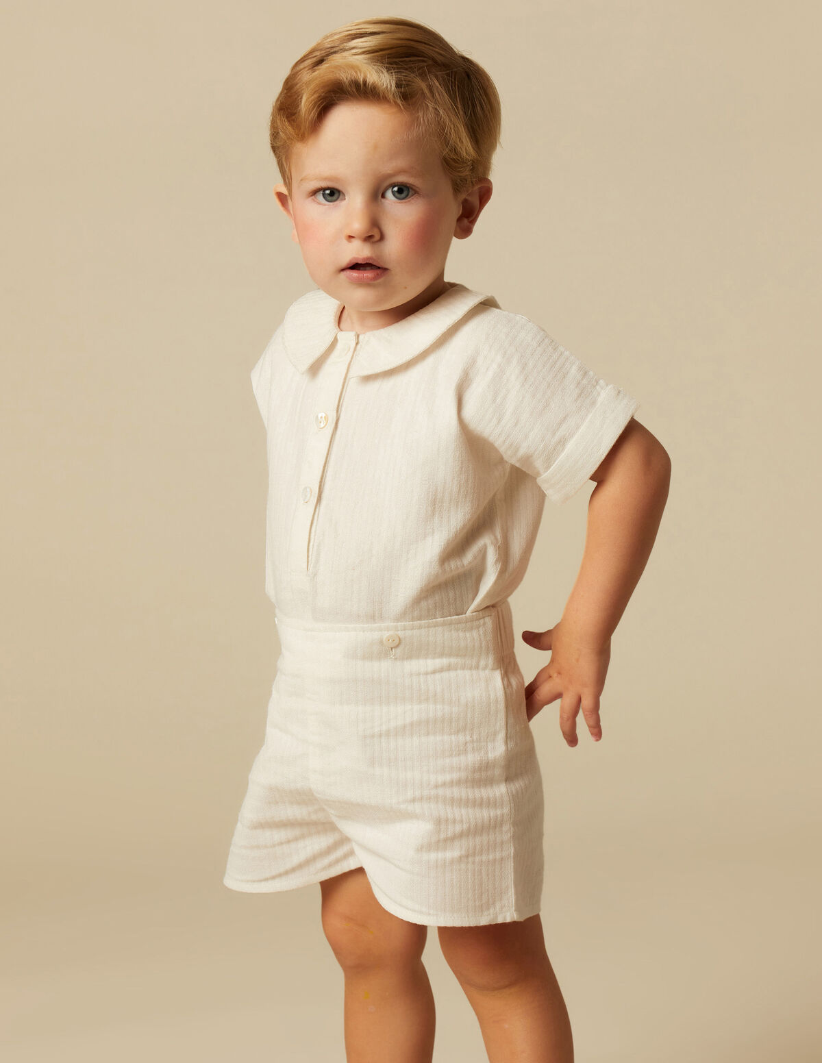 CONJUNTO PIQUÉ BLANCO