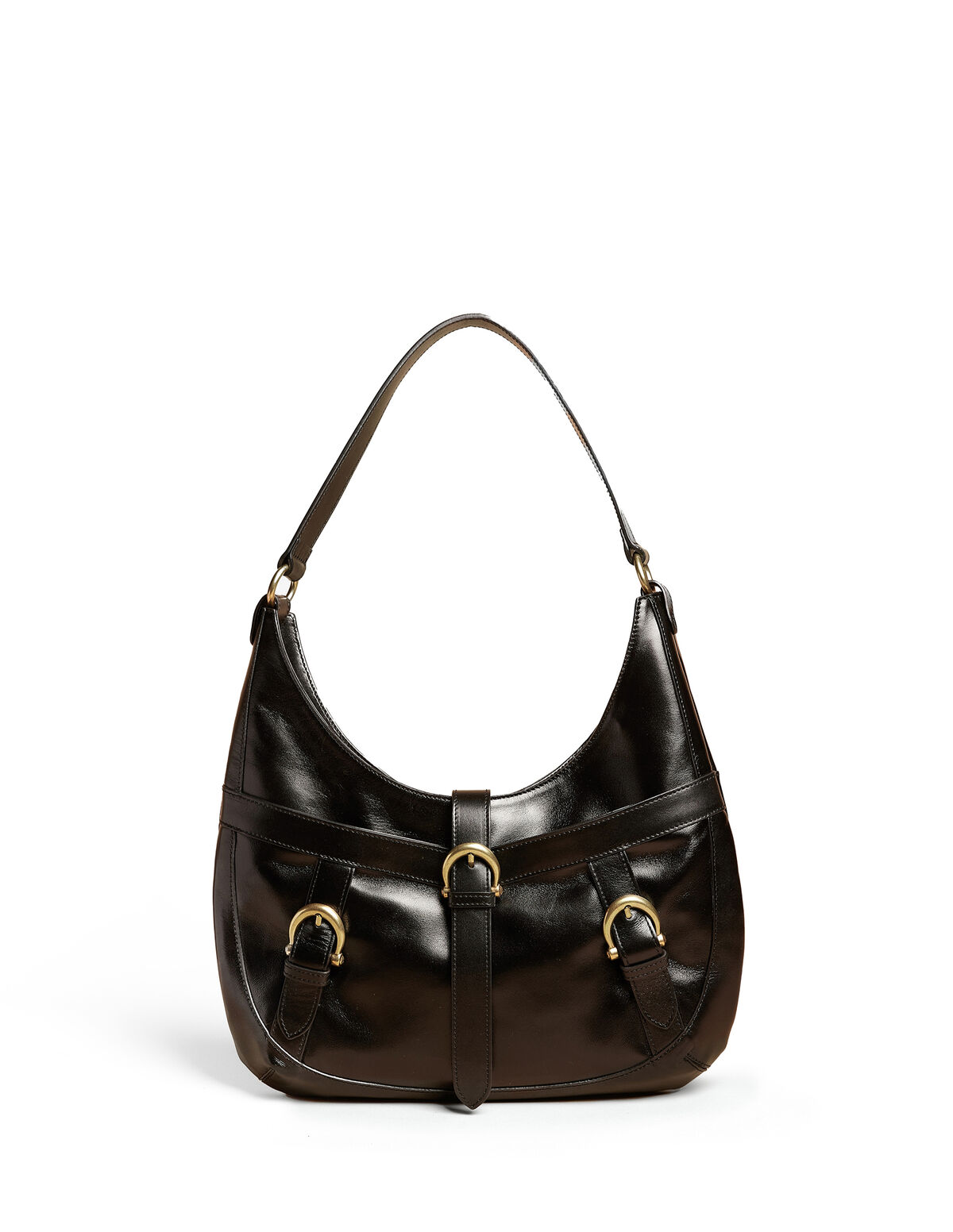 BOLSO HEBILLAS NEGRO