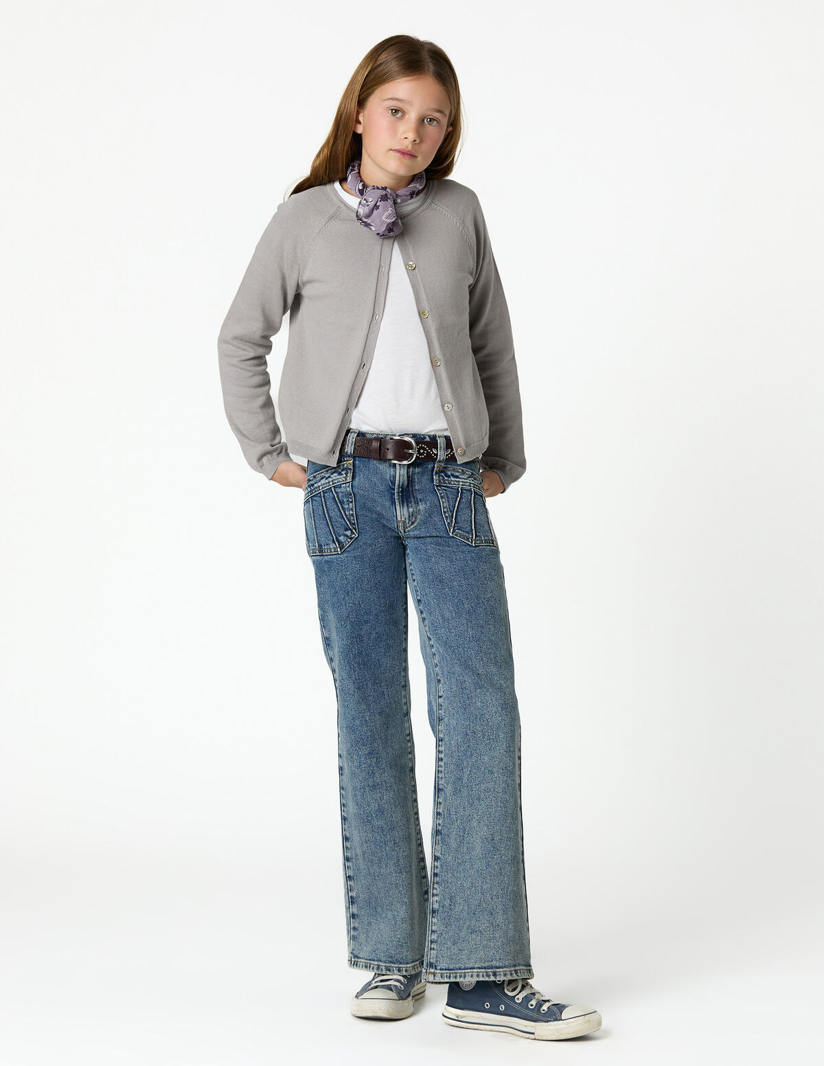 CASACO MALHA BOT&Otilde;ES IRON GREY