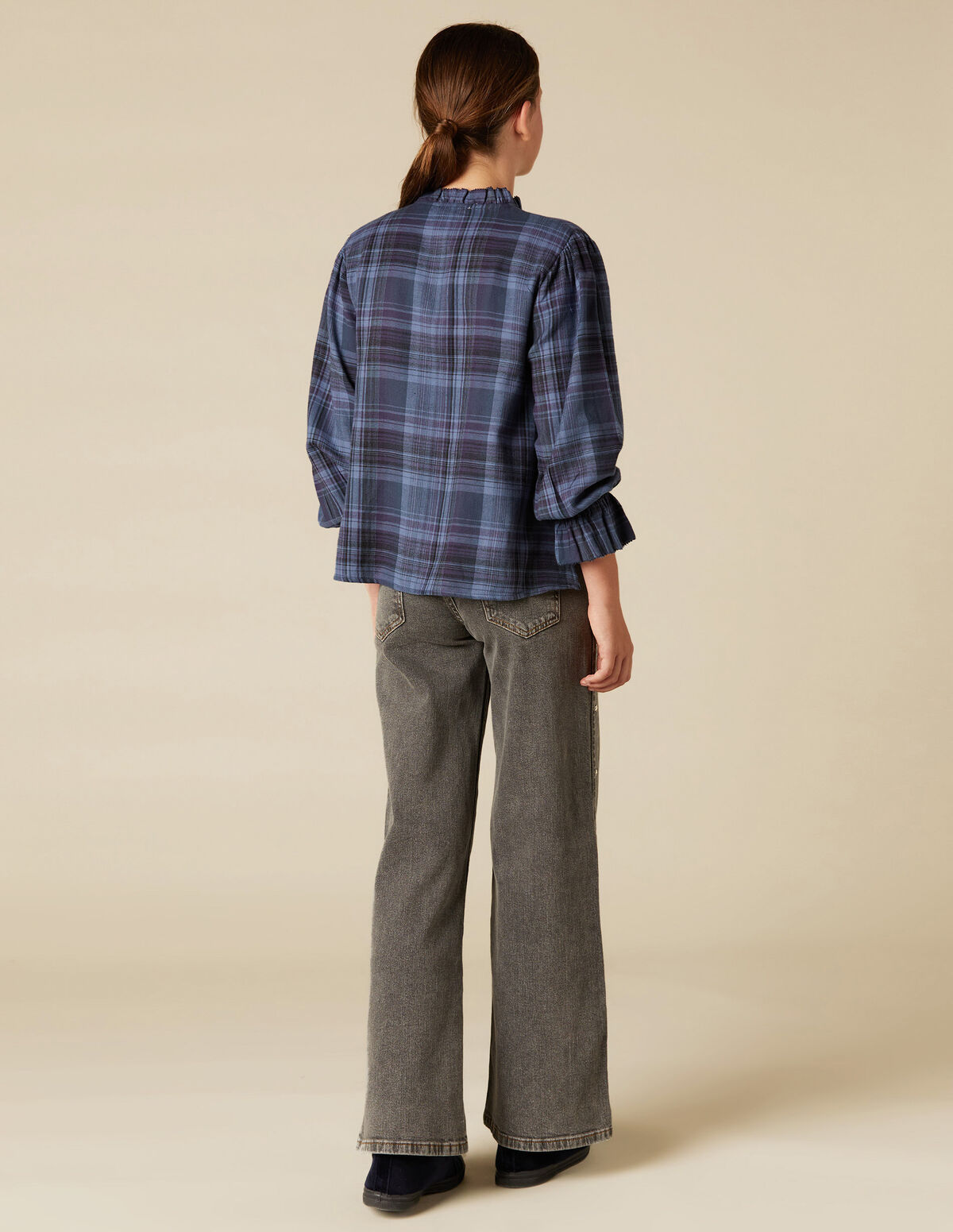 BLUE CHECKED SHIRT
