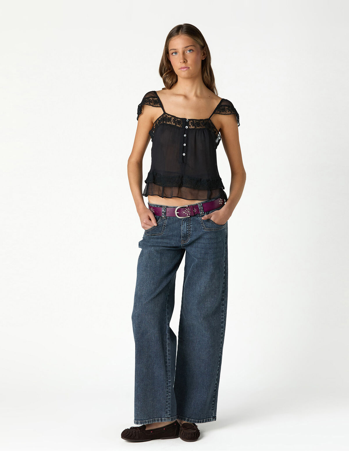 DENIM TACHA PRESILHA ANTRACITE