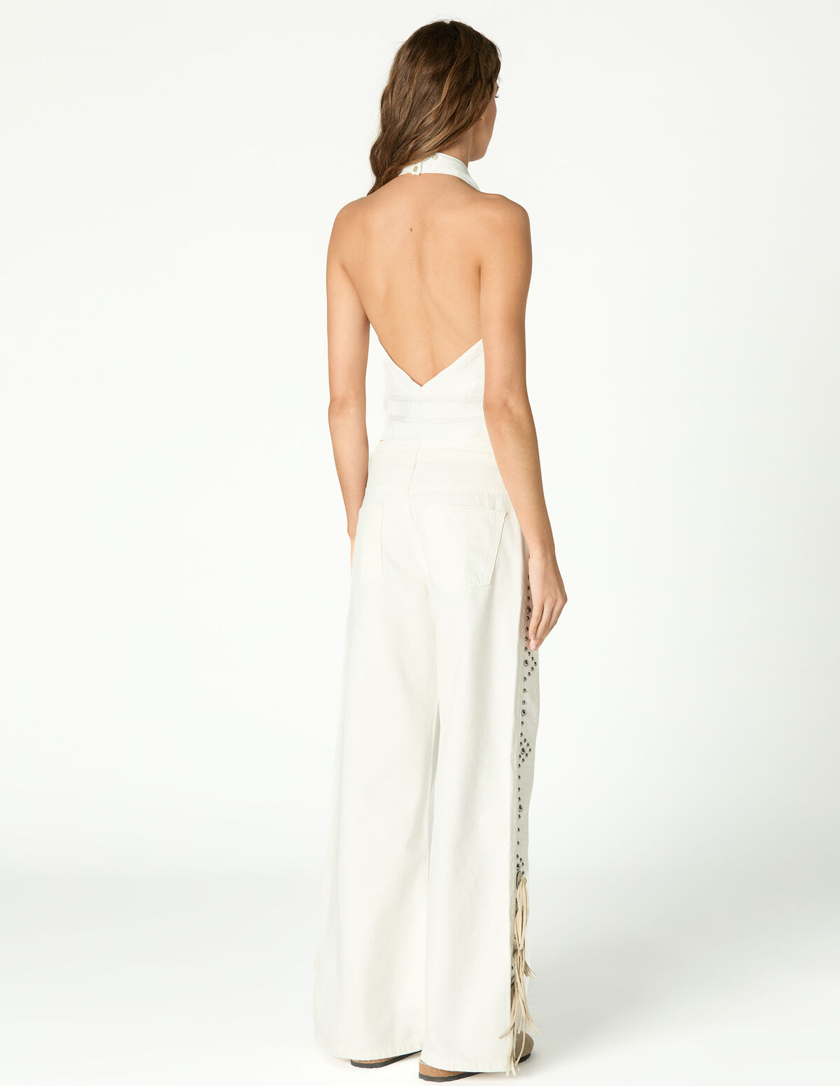 TOP HALTER BANDA &Eacute;CRU