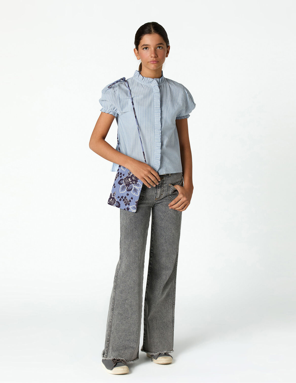 BLUE CROSS-POCKET TROUSERS