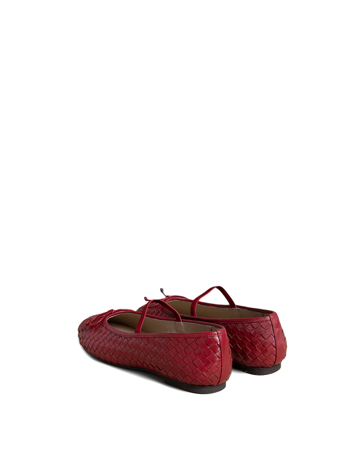 CHERRY BRAIDED BALLERINA