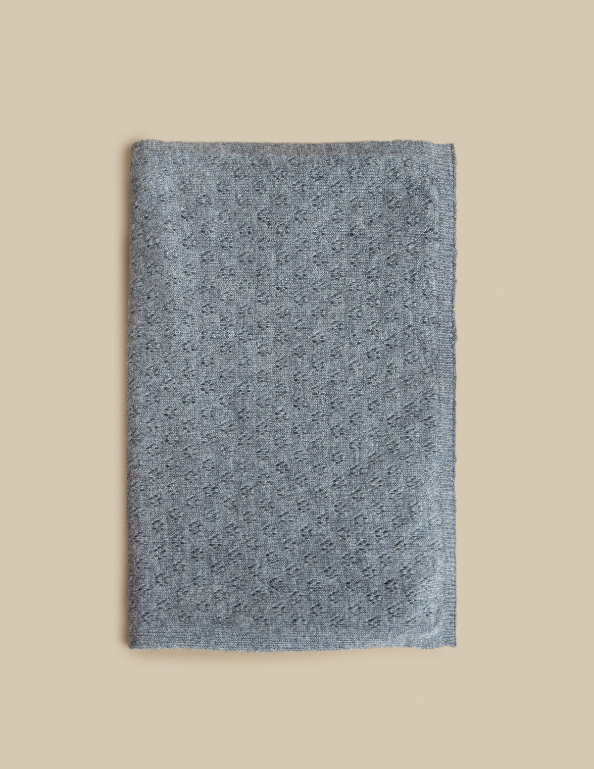 CACHECOL MALHA DESENHO CINZENTO