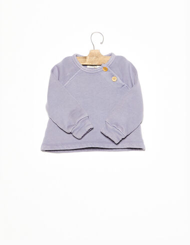 Blue sweatshirt buttons - View all > - Nícoli