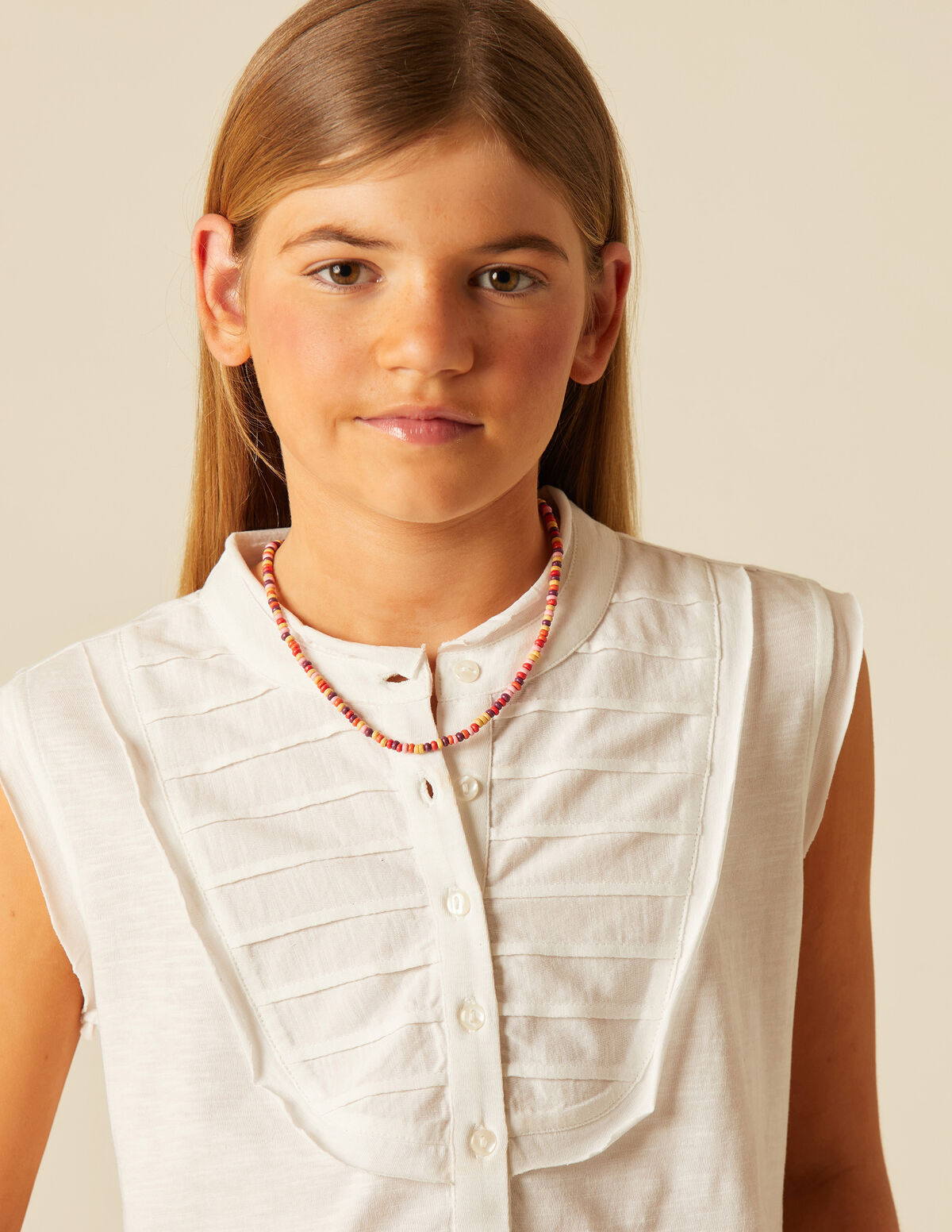 T-SHIRT TIRAS BRANCA