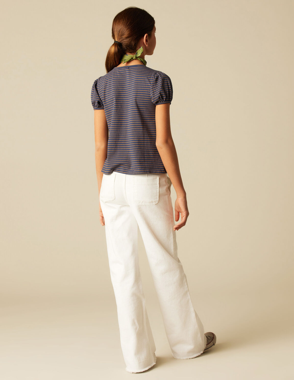 Pantalón wide leg vaquero azul