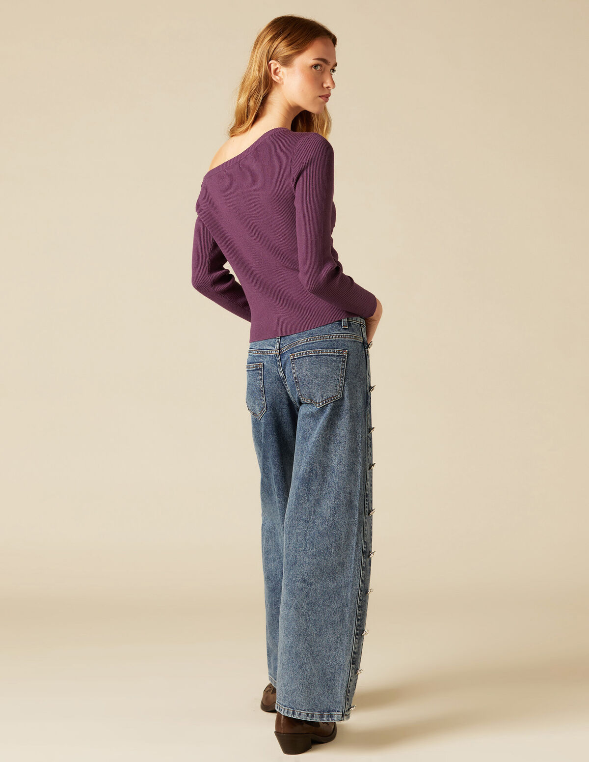 TOP CANELADO CRUZADO MOOR