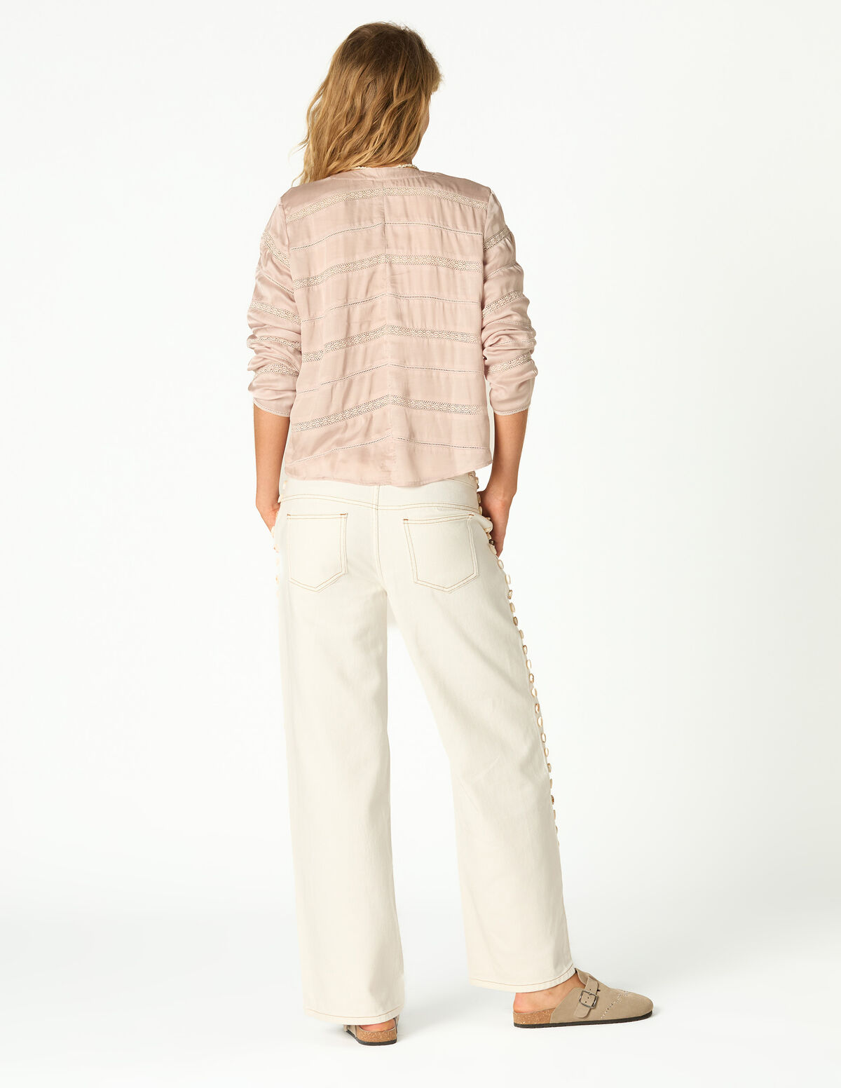 CAL&Ccedil;AS DENIM CONCHAS 