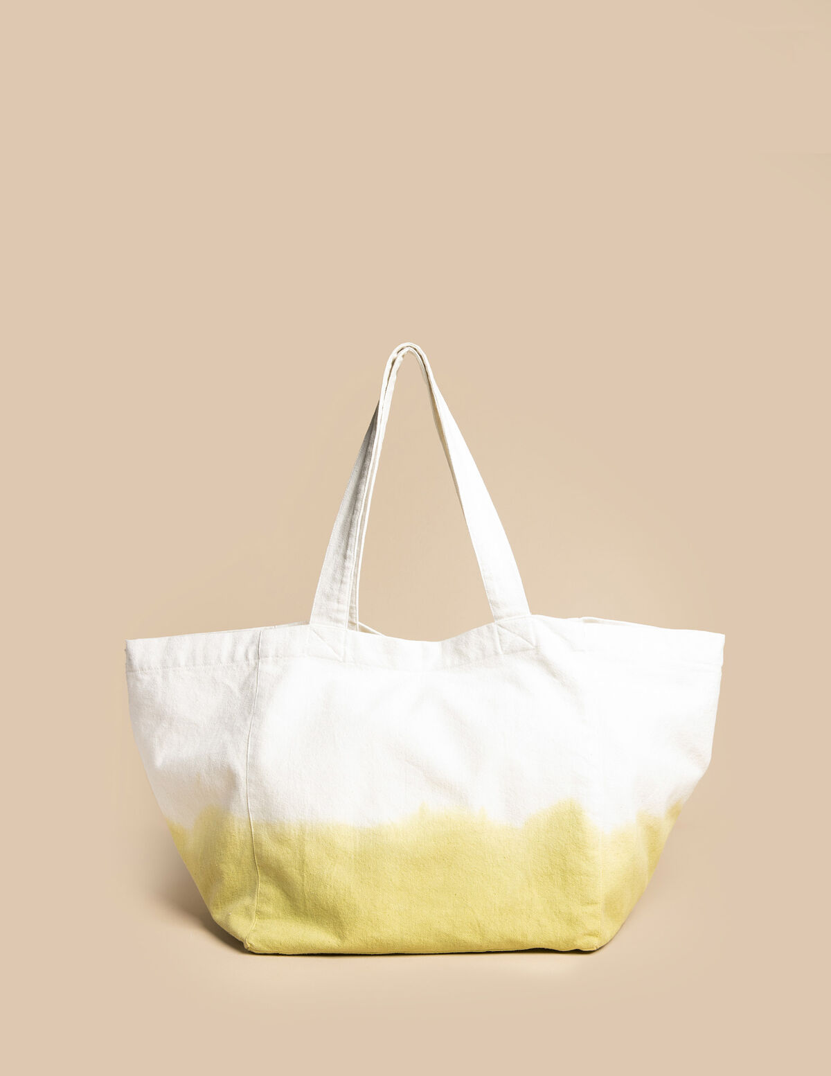 LIME TIE-DYE BEACH BAG