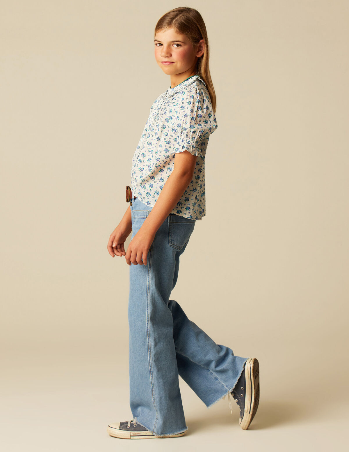 CAMISA FLORES AZUL