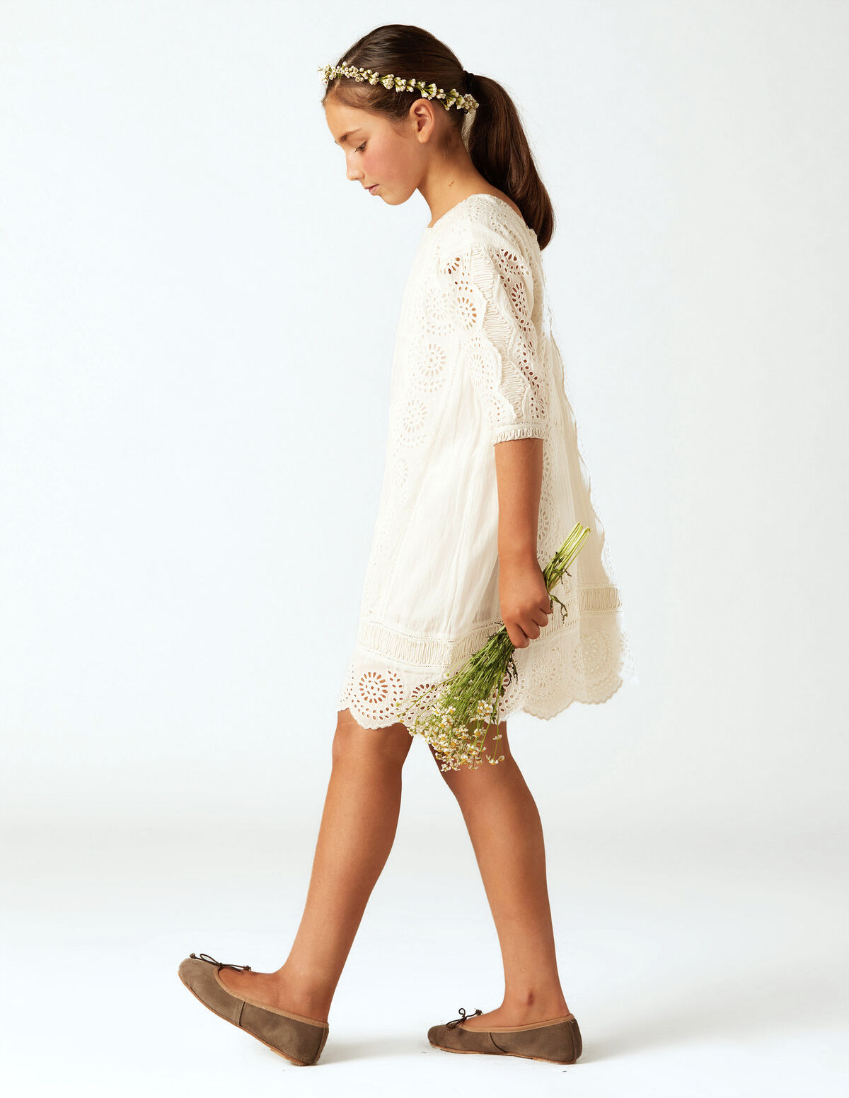 LACE FLOWER GIRL DRESS