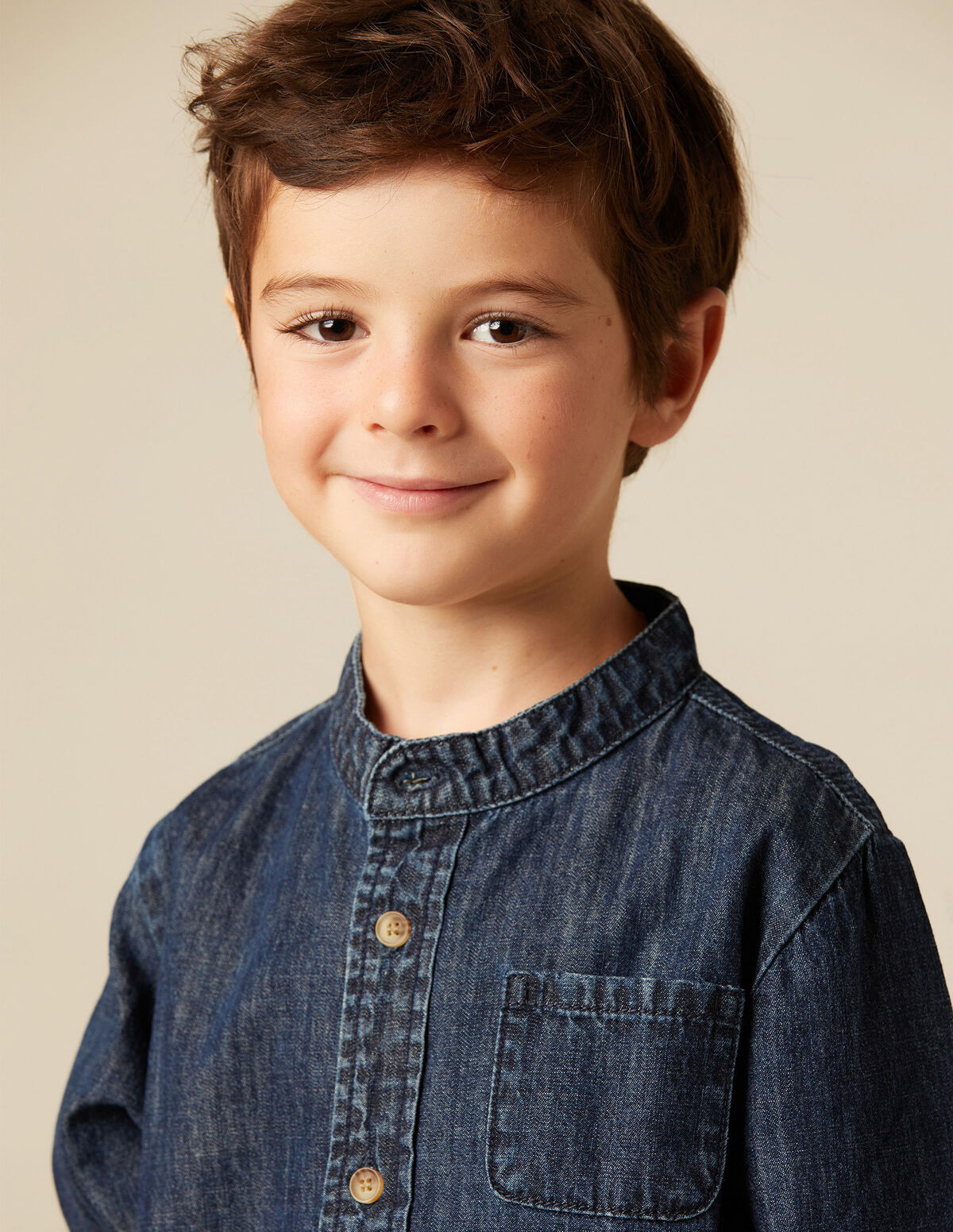 BLUE DENIM SHIRT