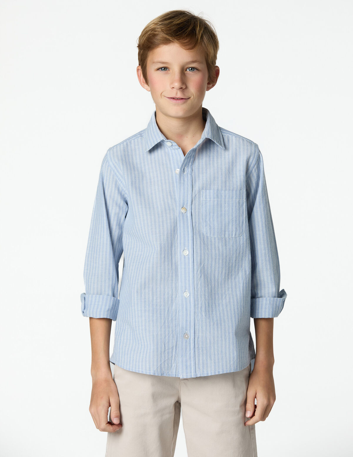 ANILINE BLUE STRIPED SHIRT
