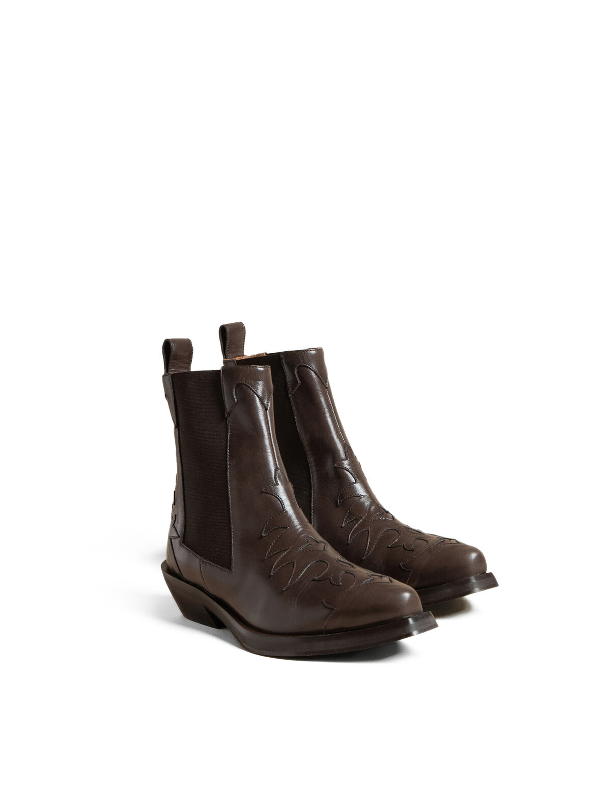 ANKLE BOOTS BURGUNDY