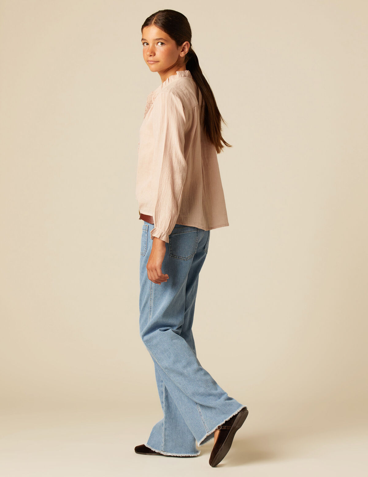 PANTALÓN BOLSILLOS VAQUERO AZUL