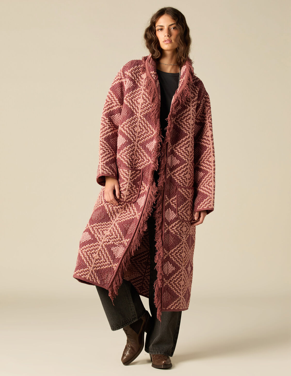 MANTEAU FRANGES