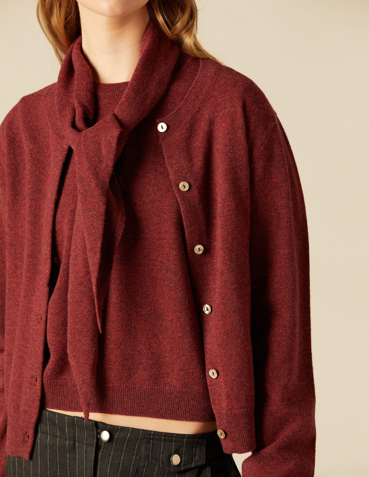 RUSSET KNIT CARDIGAN