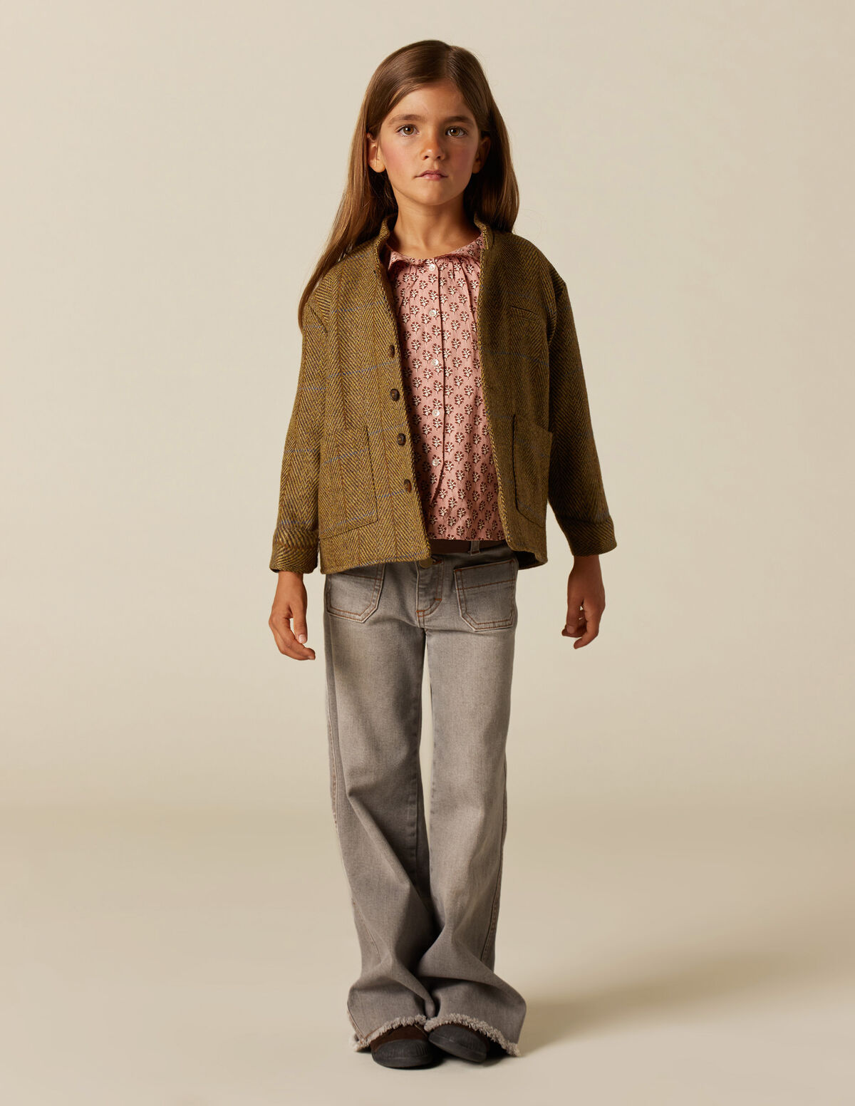 CHAQUETA MAO ESPIGA MARR&Oacute;N