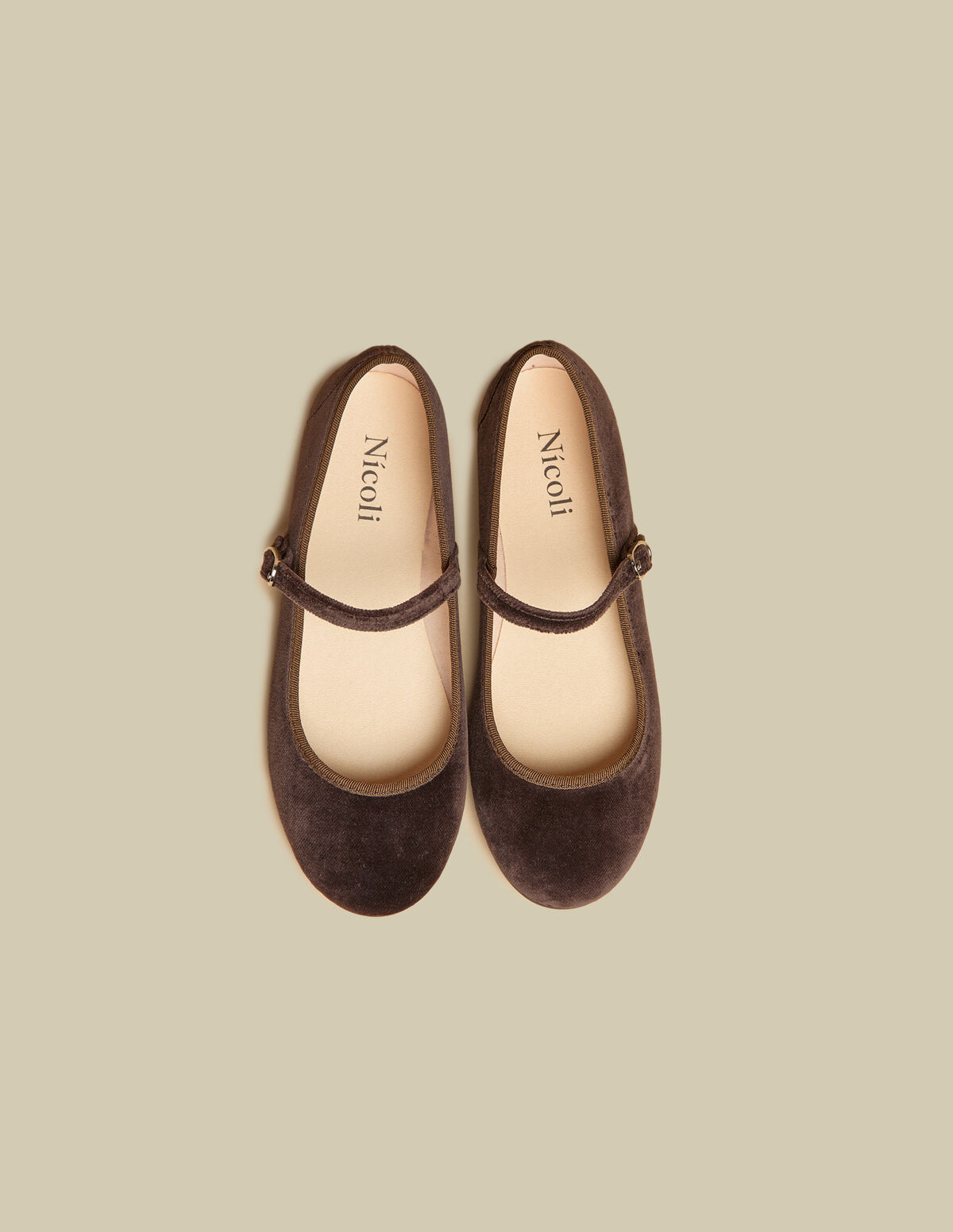 BROWN VELVET CHINAS