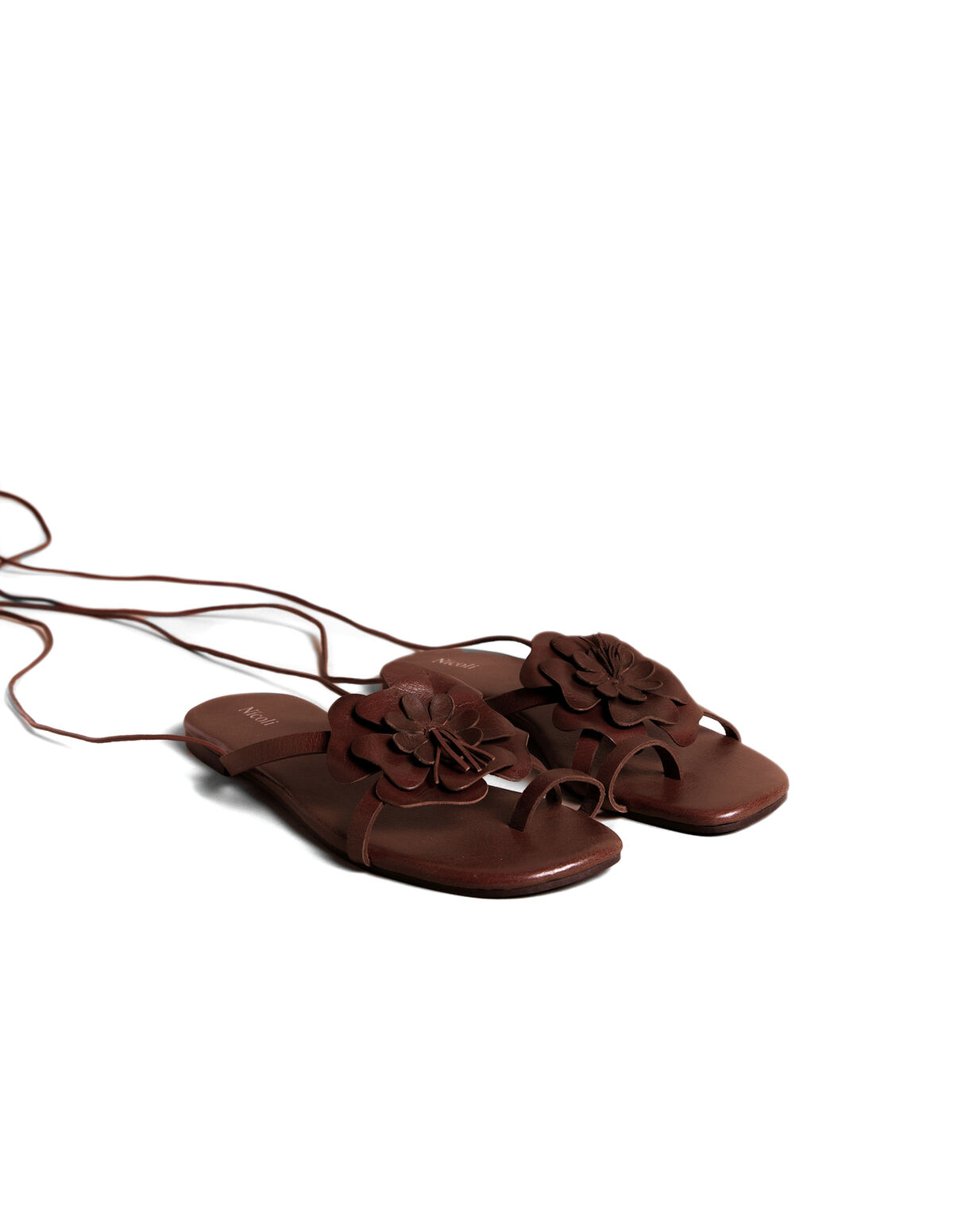 SANDALIA FLOR NATURAL