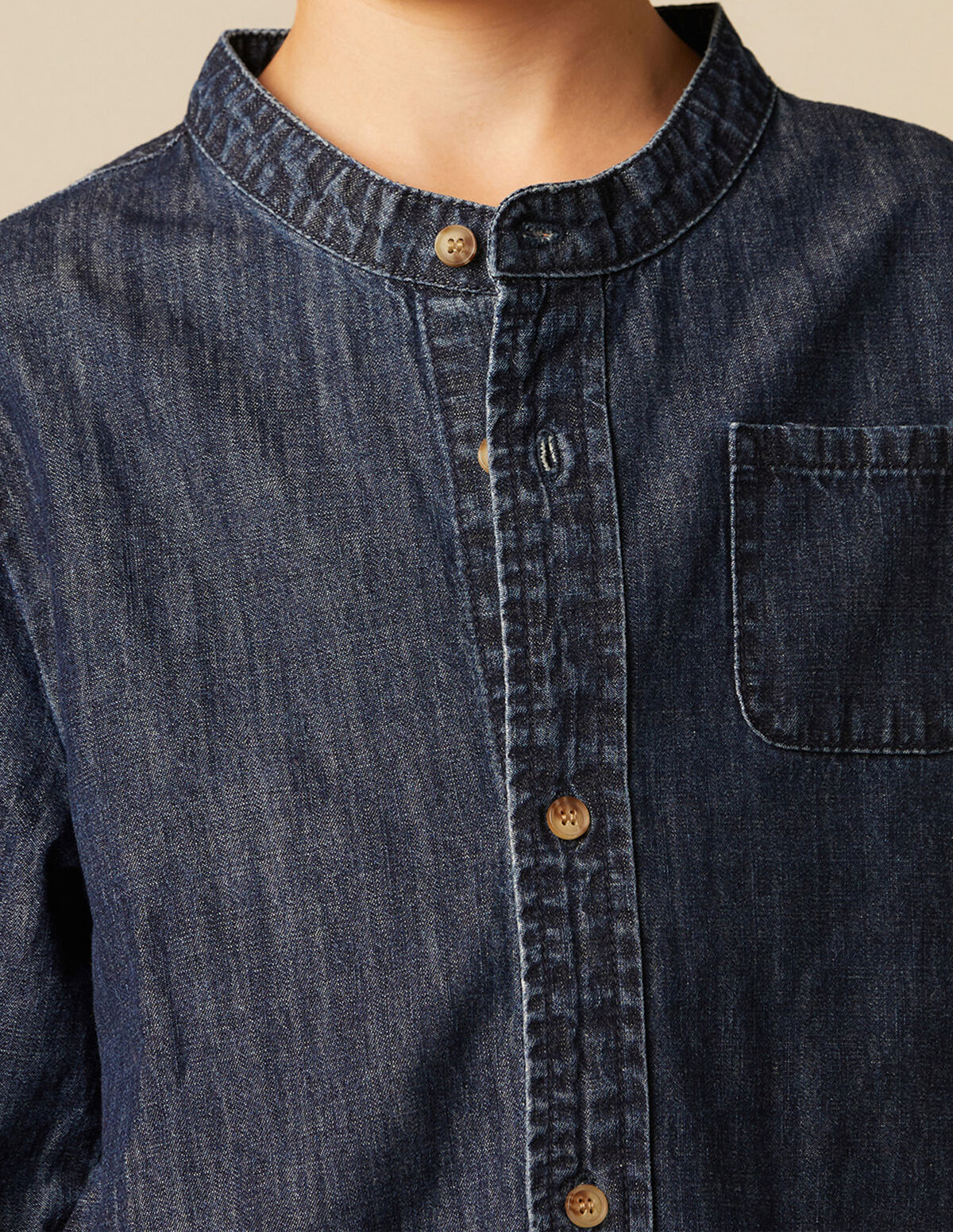 BLUE DENIM SHIRT