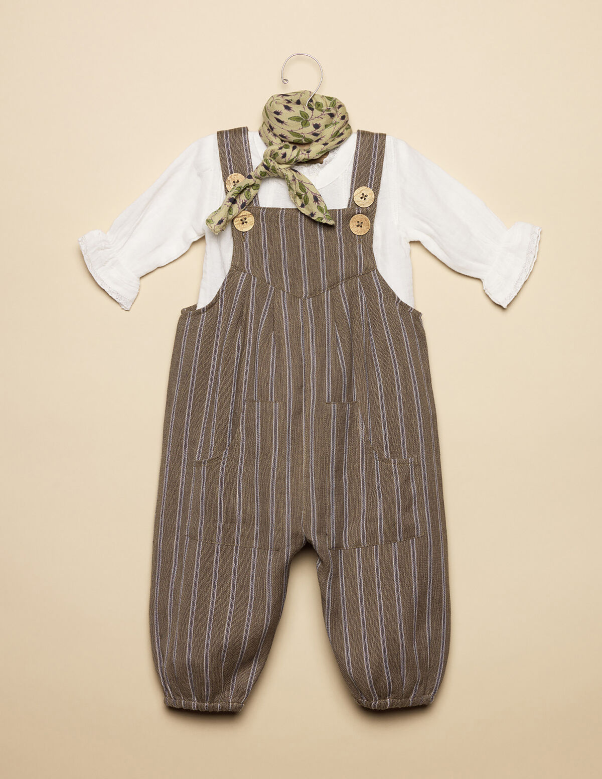 ECRU PIN-TUCK SHIRT