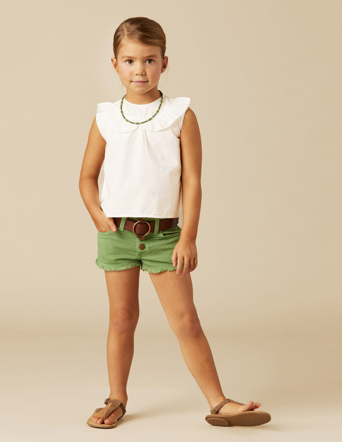 SHORT JEAN BLEU CLAIR
