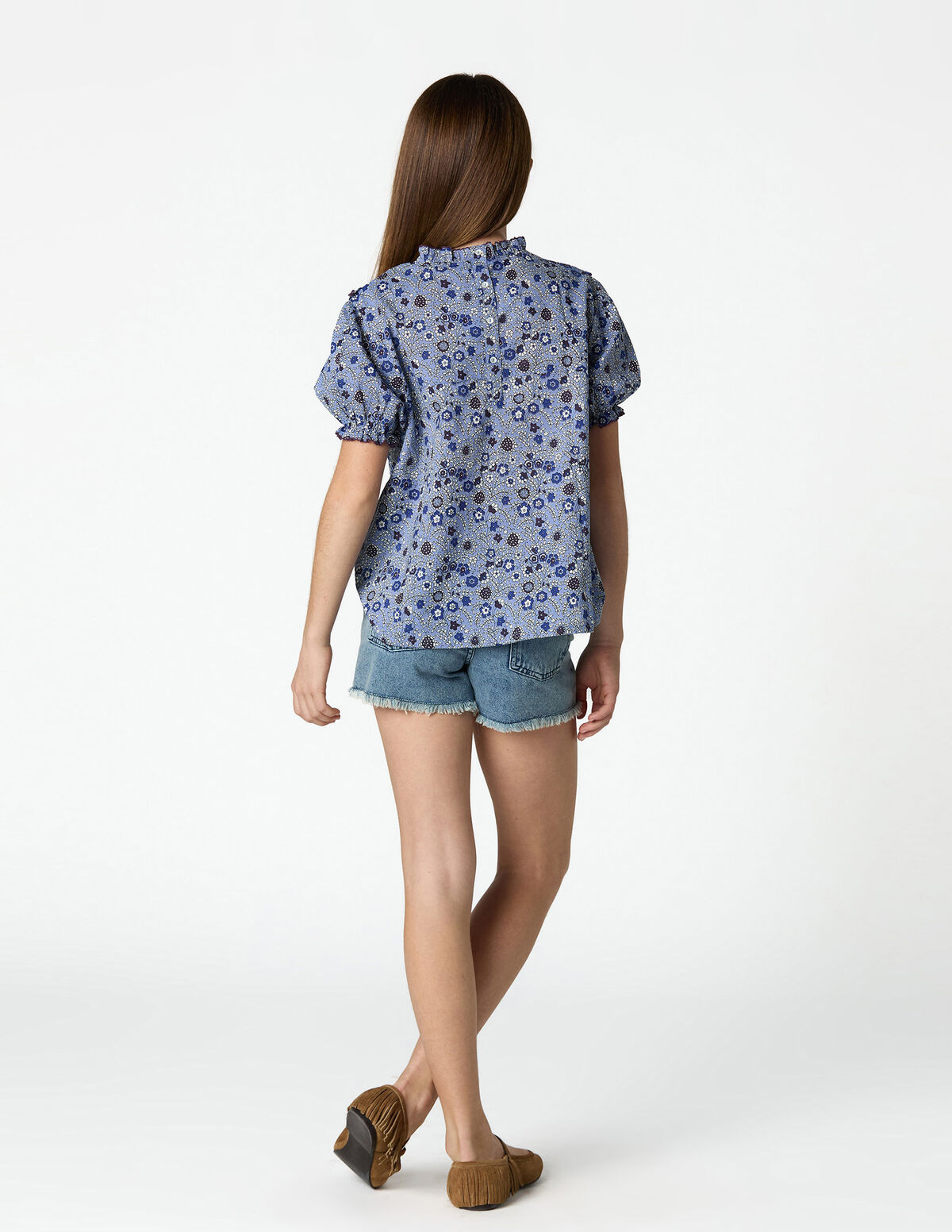 SHORT BOTONES BLANCO