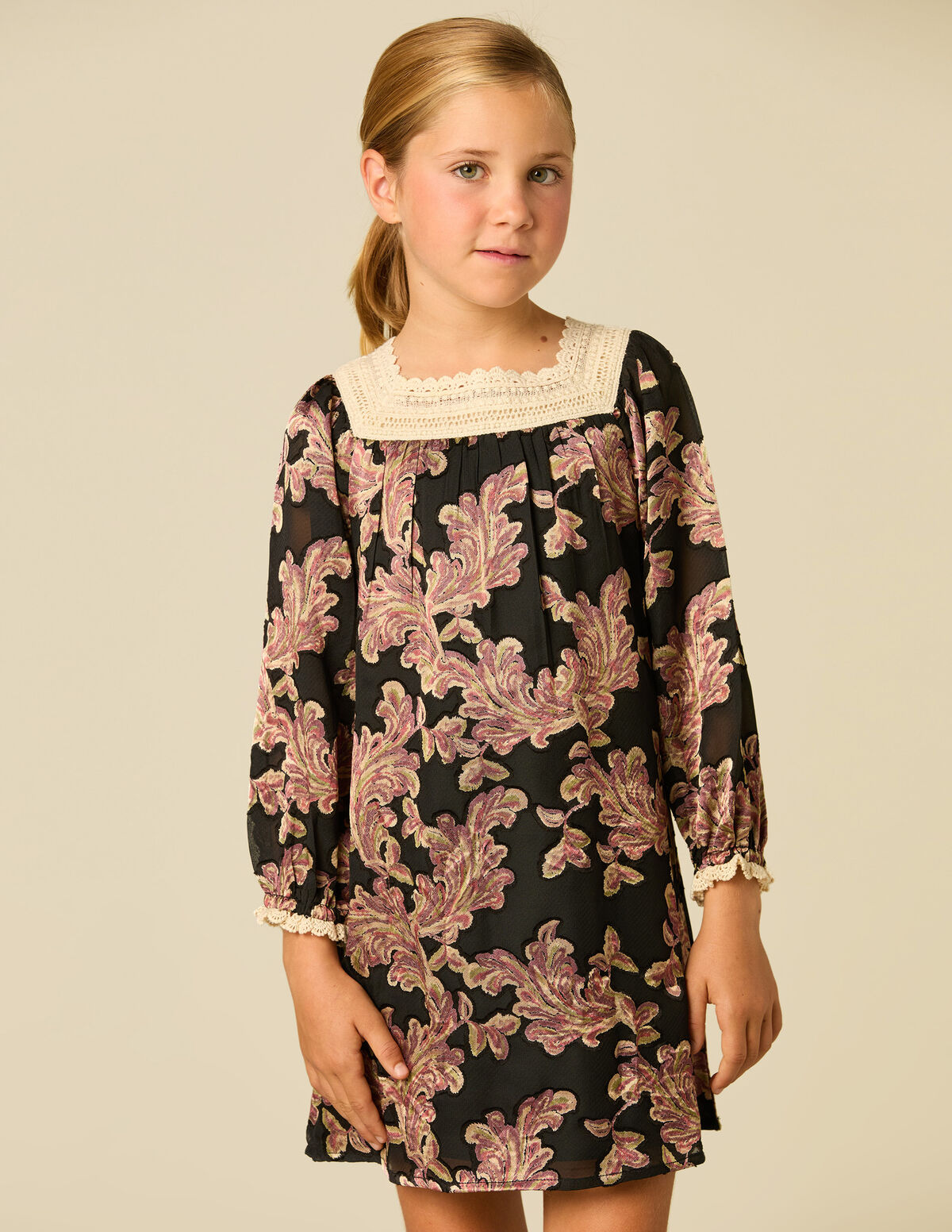 VESTIDO PRINT DECO AZUL