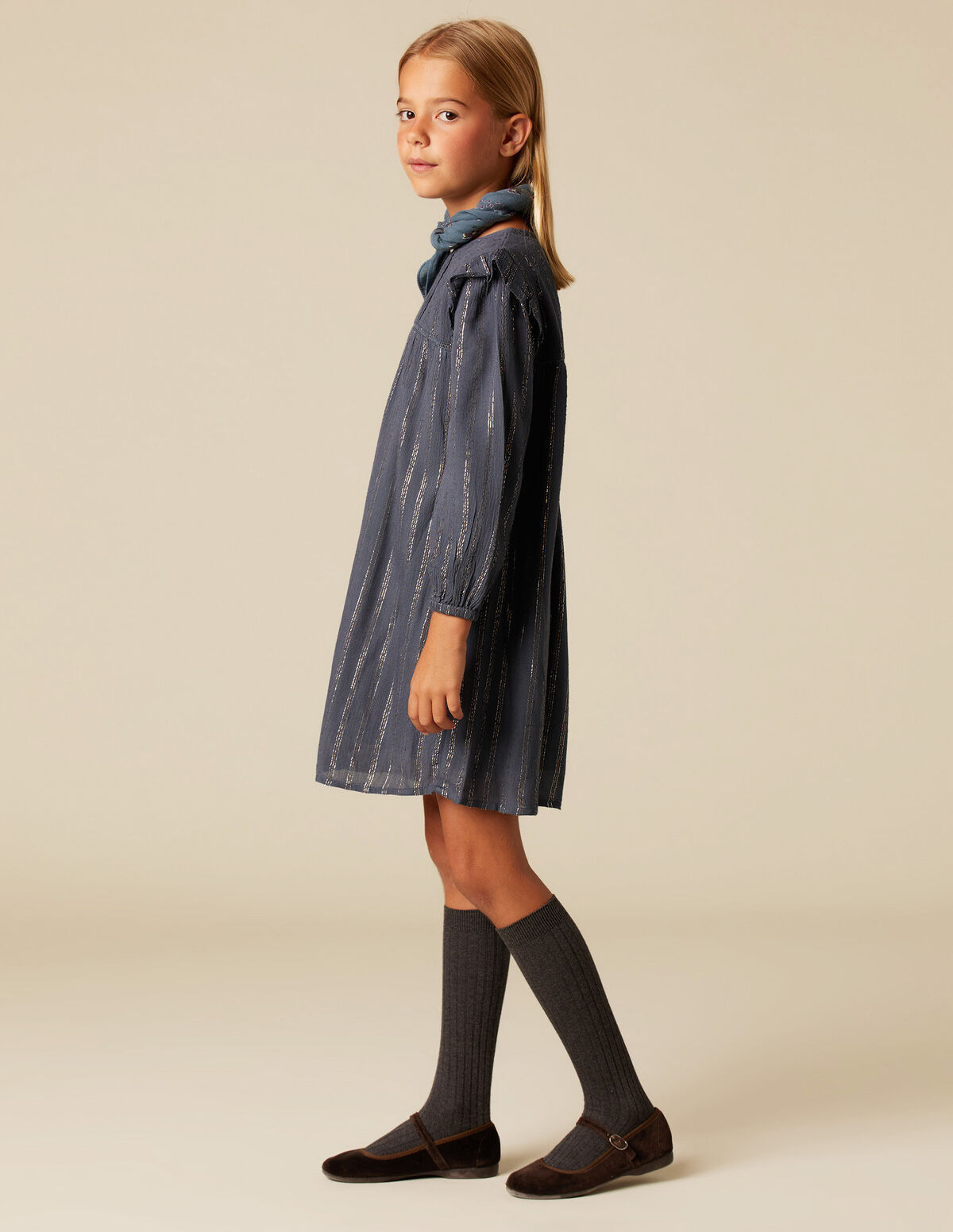 PEBBLE LUREX DRESS