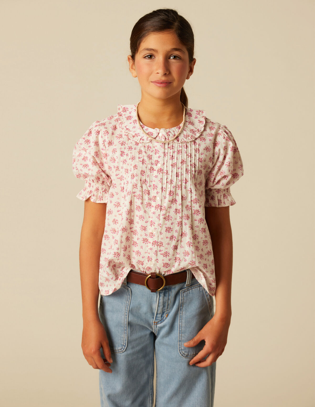 CAMISA FLORES AZUL