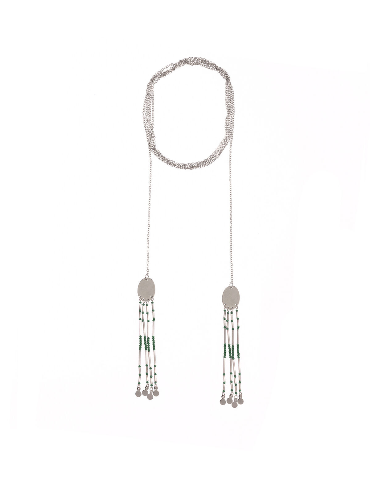 BLUE SQUARE NECKLACE