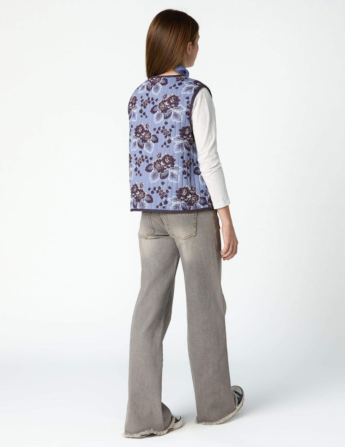 COLETE PRINT VINTAGE ANILINE BLUE