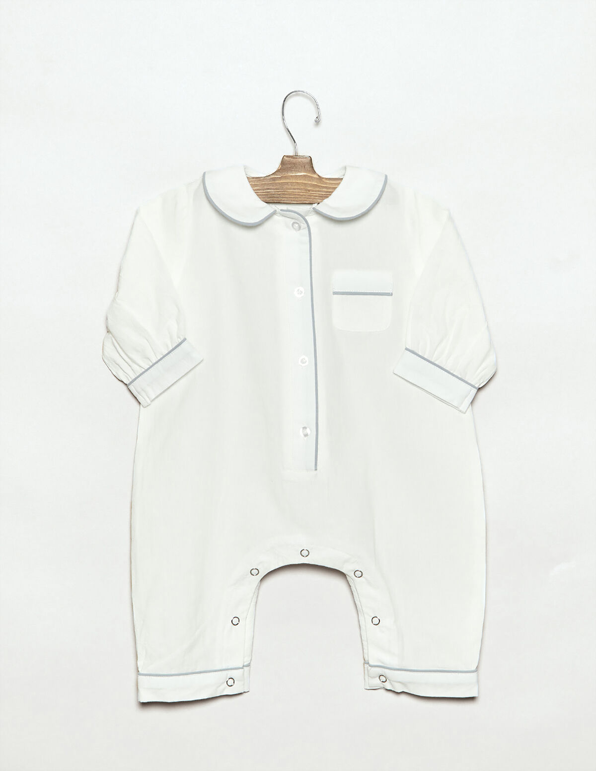 CONTRAST BLUE BABY PYJAMAS