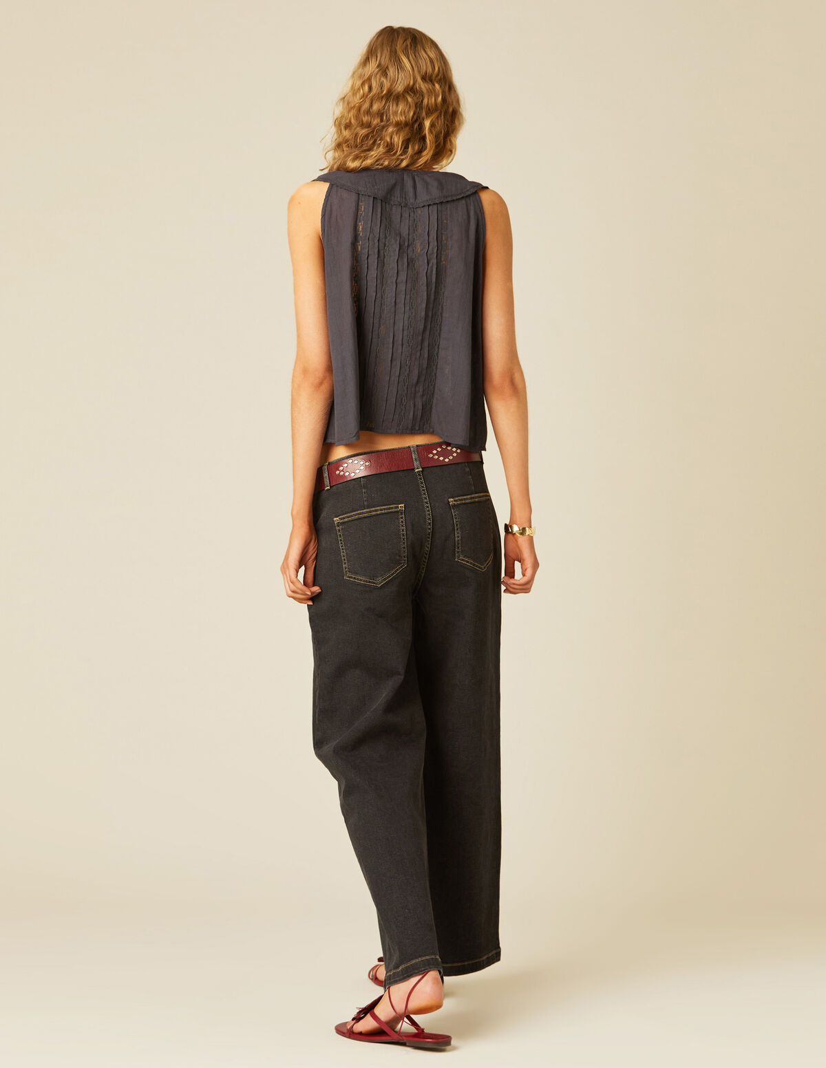 ANTHRACITE MIX TROUSERS POCKETS