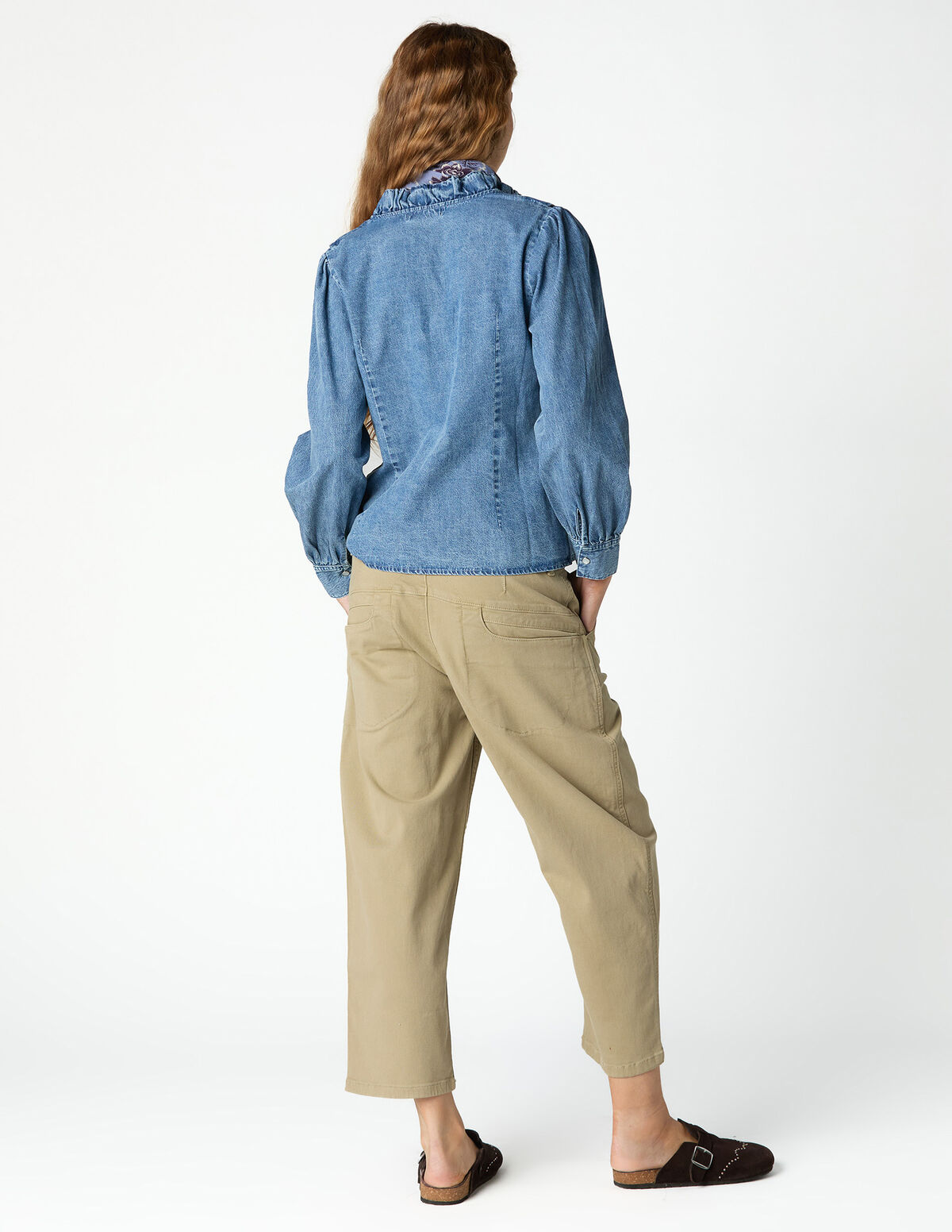 OLIVE TROUSERS