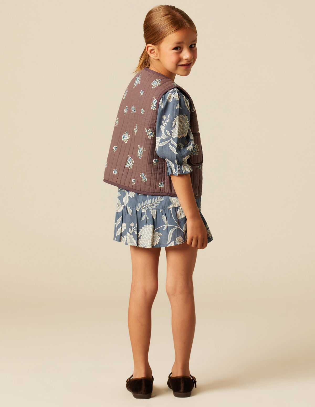 GILET MATELASSÉ FALL TAUPE