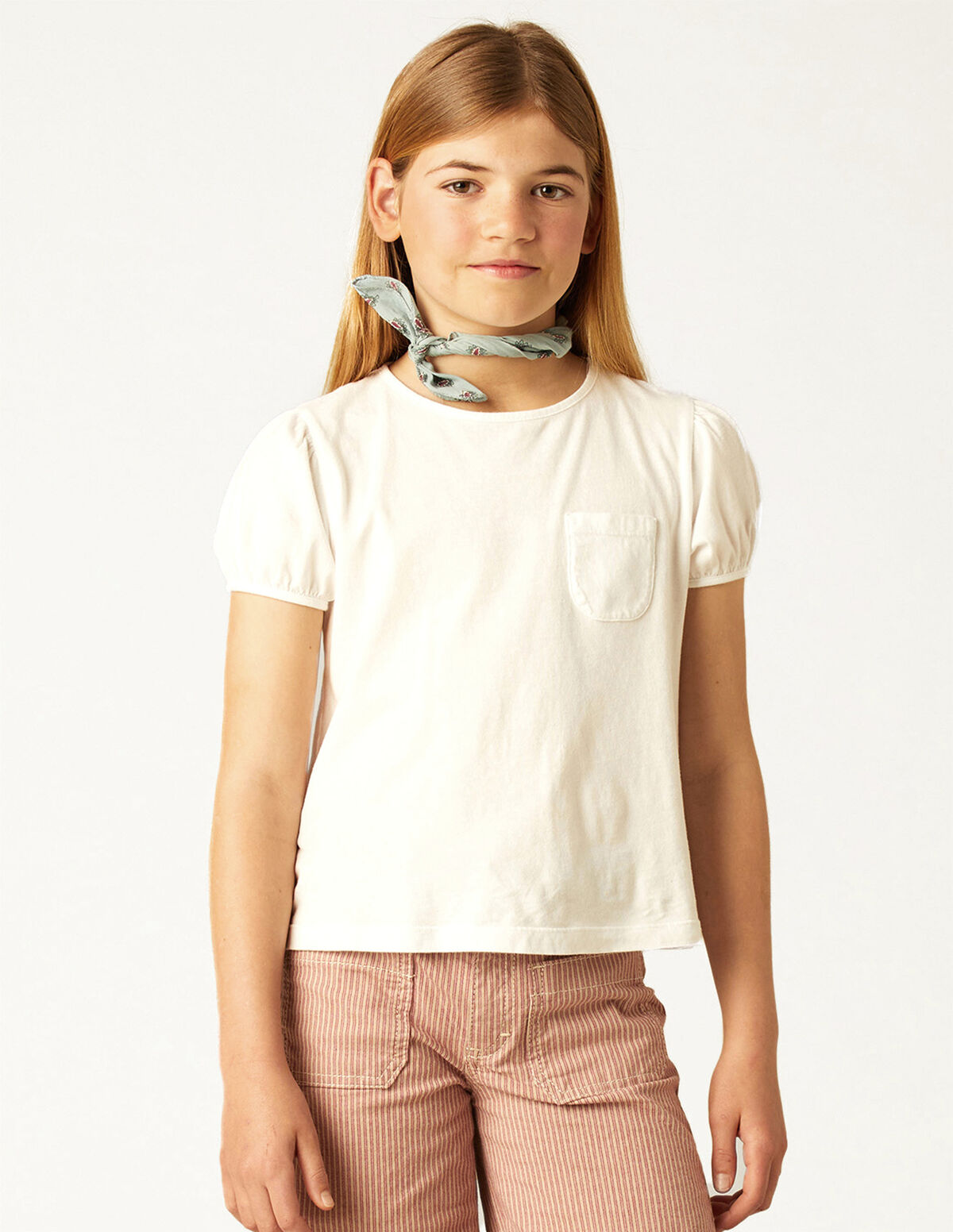 WHITE POCKET T-SHIRT