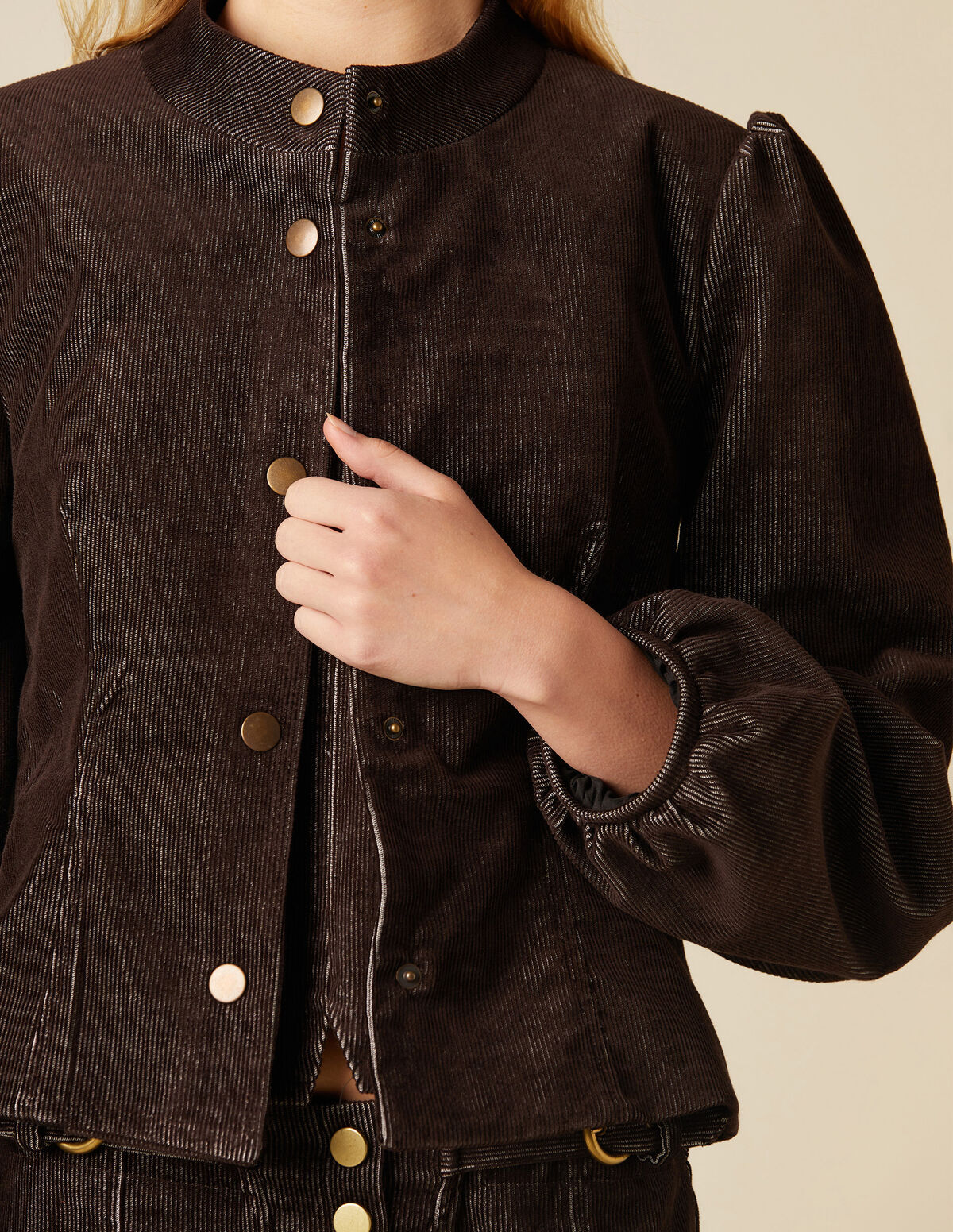 BROWN CORDUROY BLAZER