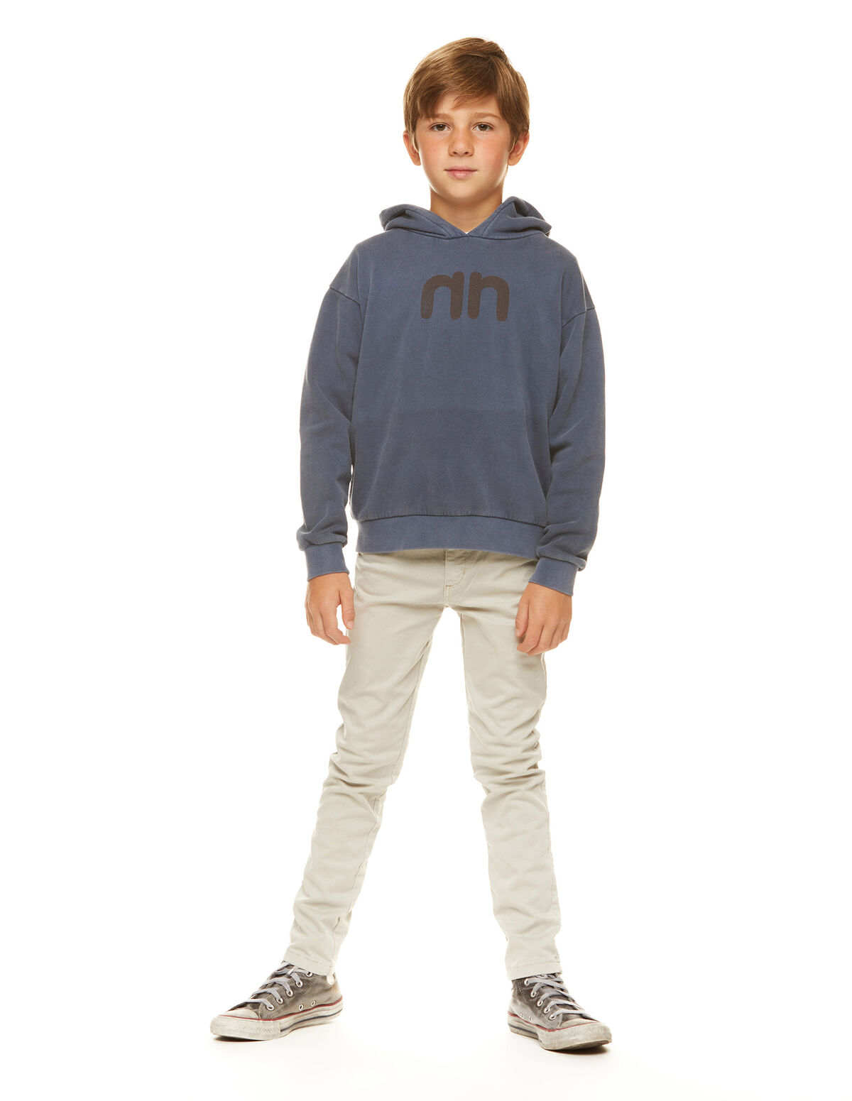 Long dark grey chinos