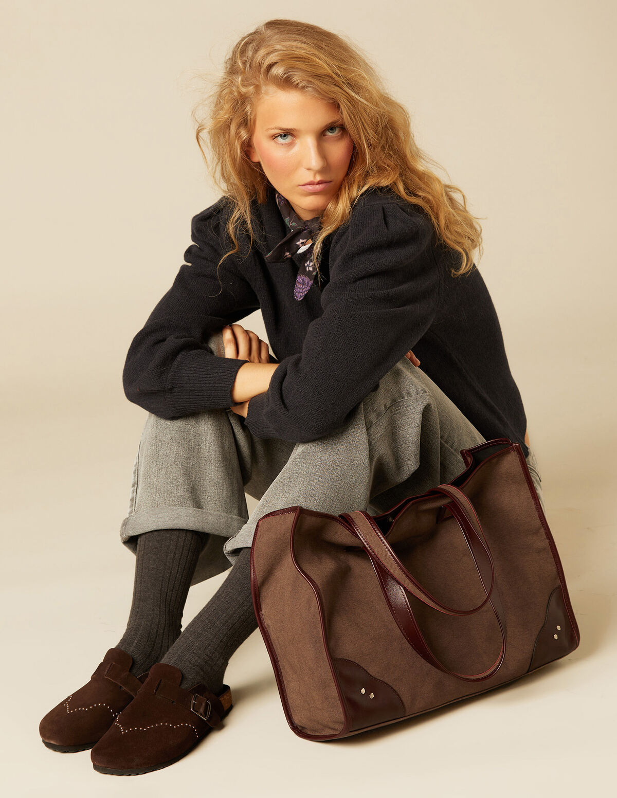 BOLSO ESTUDIANTE SARGA KAKI