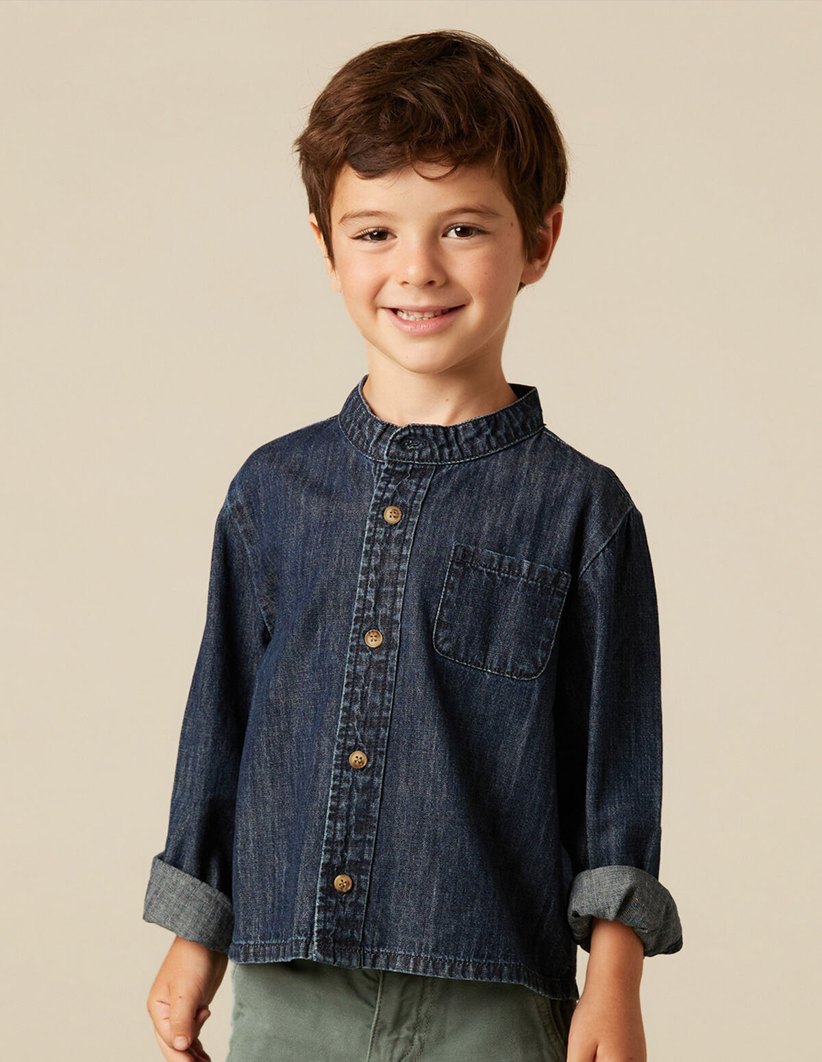 BLUE DENIM SHIRT