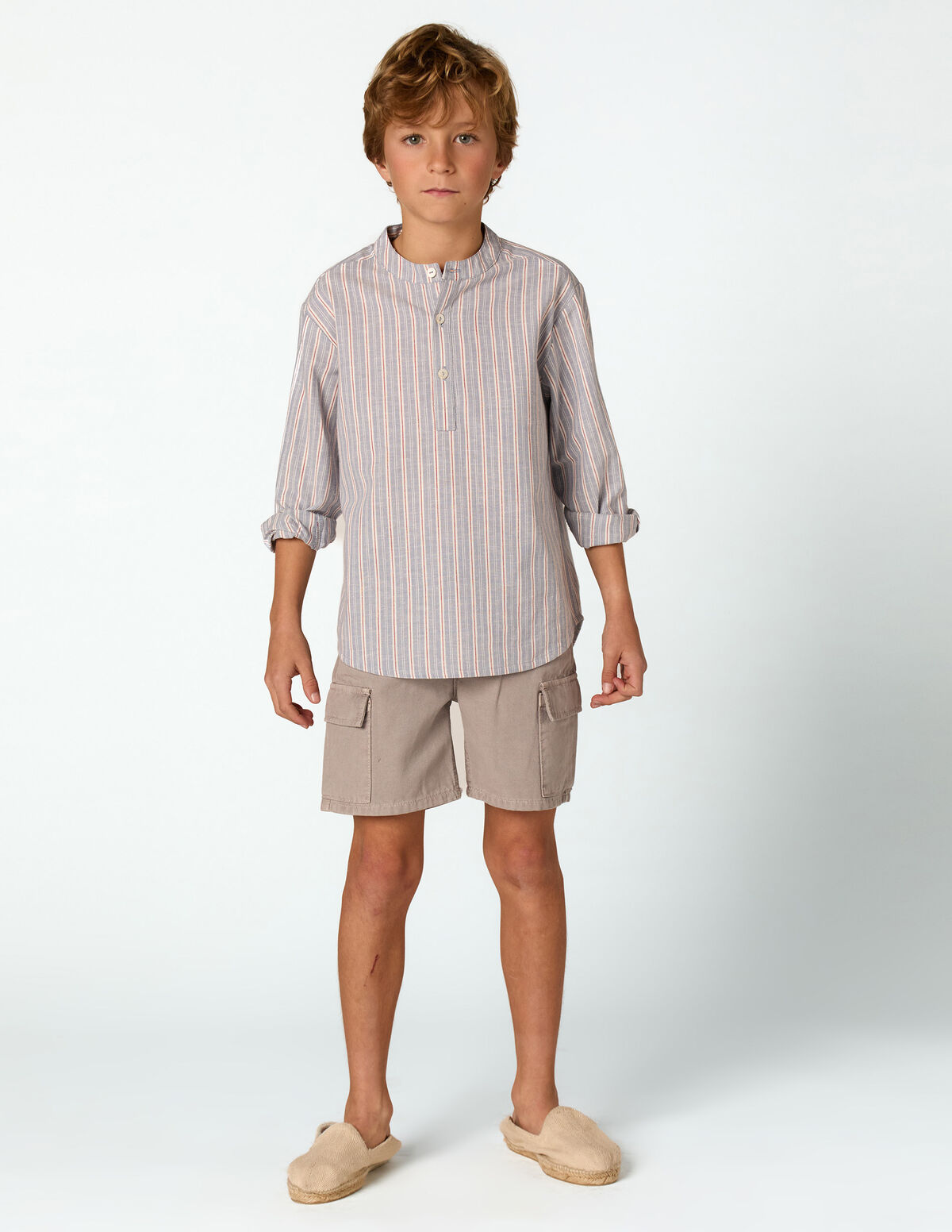 IRON GREY CARGO SHORTS