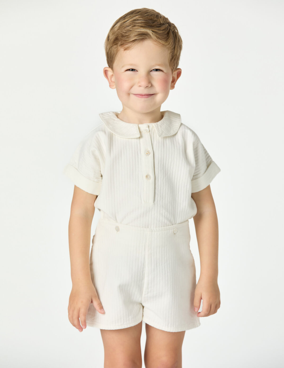 CONJUNTO PIQU&Eacute; BLANCO